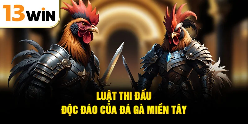 Luật thi đấu độc đáo của đá gà miền Tây